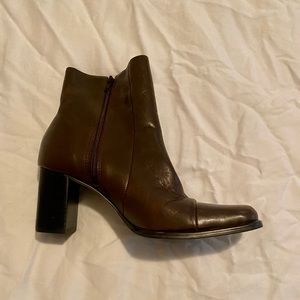 Bruno Velenti Leather Booties